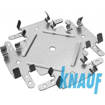 Соединитель одноуровневый краб Knauf 60х27 0.9 мм оптом и в розницу на сайте Сталь Крепеж